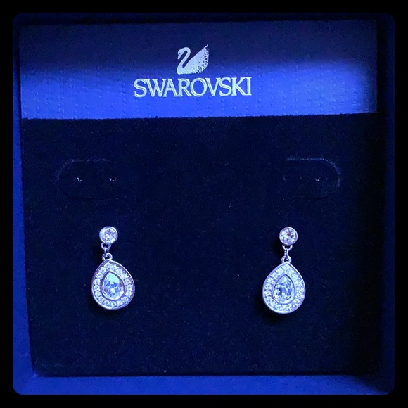 Swarovski Jewelry - Swarovski crystal halo earrings. Brand new.